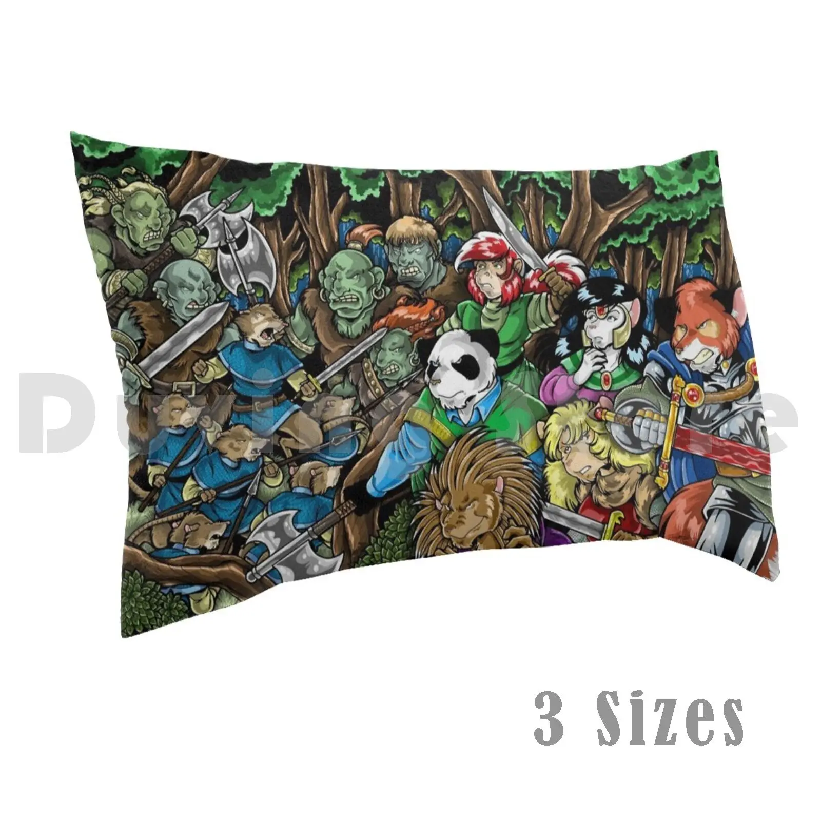 Tall Tails : Thieves' Questpillow Case Furry Fox Cat Anthropomorphic Rats Trolls Comic Cover 
Tall Tails : Thieves' Questpillow Case Furry Fox Cat Anthropomorphic Rats Trolls Comic Cover