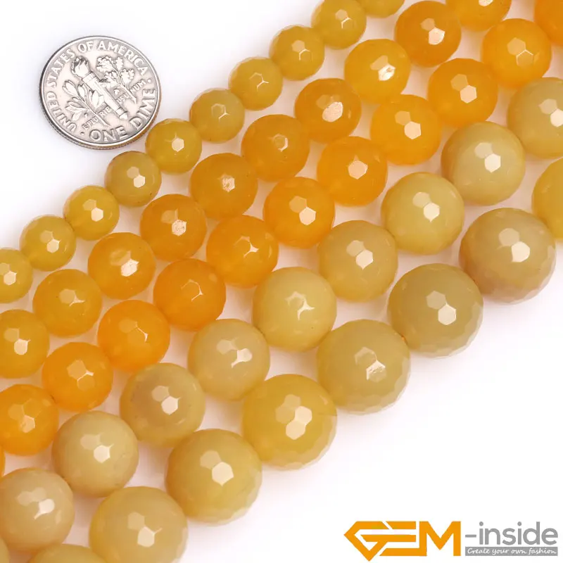 Natural Stone Yellow Agates Round Beads For Jewelry Making Strand 15 inch DIY Loose Beads For Bracelet For Women Gift 6 8 10mm
Natural Stone Yellow Agates Round Beads For Jewelry Making Strand 15 inch DIY Loose Beads For Bracelet For Women Gift 6 8 10mm