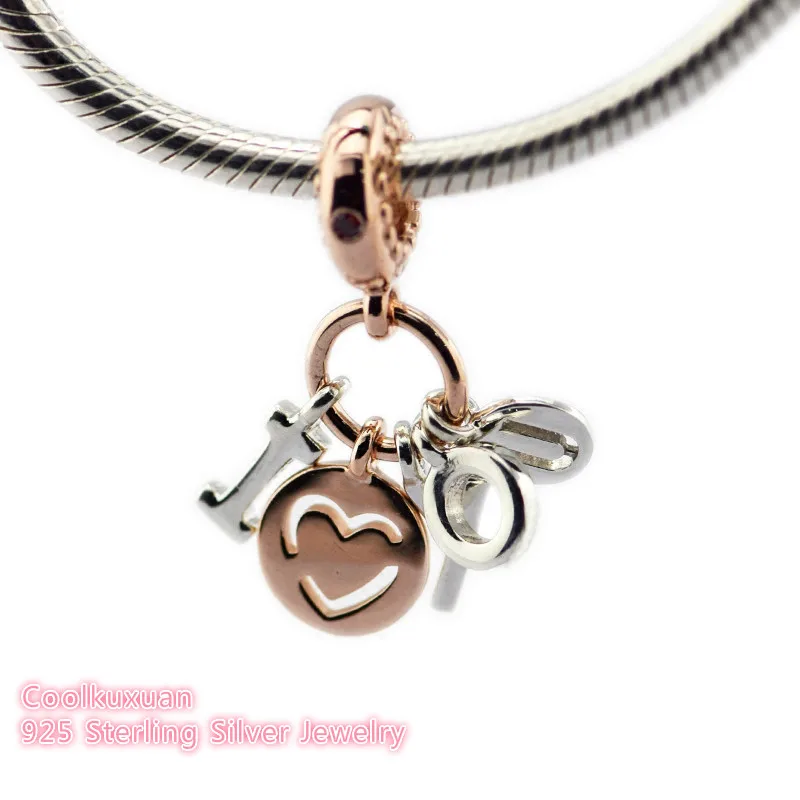 Valentine's Day 100% 925 Sterling Silver I Love You Dangle Charm, Rose & Red CZ Charm Beads Fit Pandora Charms Bracelet
Valentine's Day 100% 925 Sterling Silver I Love You Dangle Charm, Rose & Red CZ Charm Beads Fit Pandora Charms Bracelet