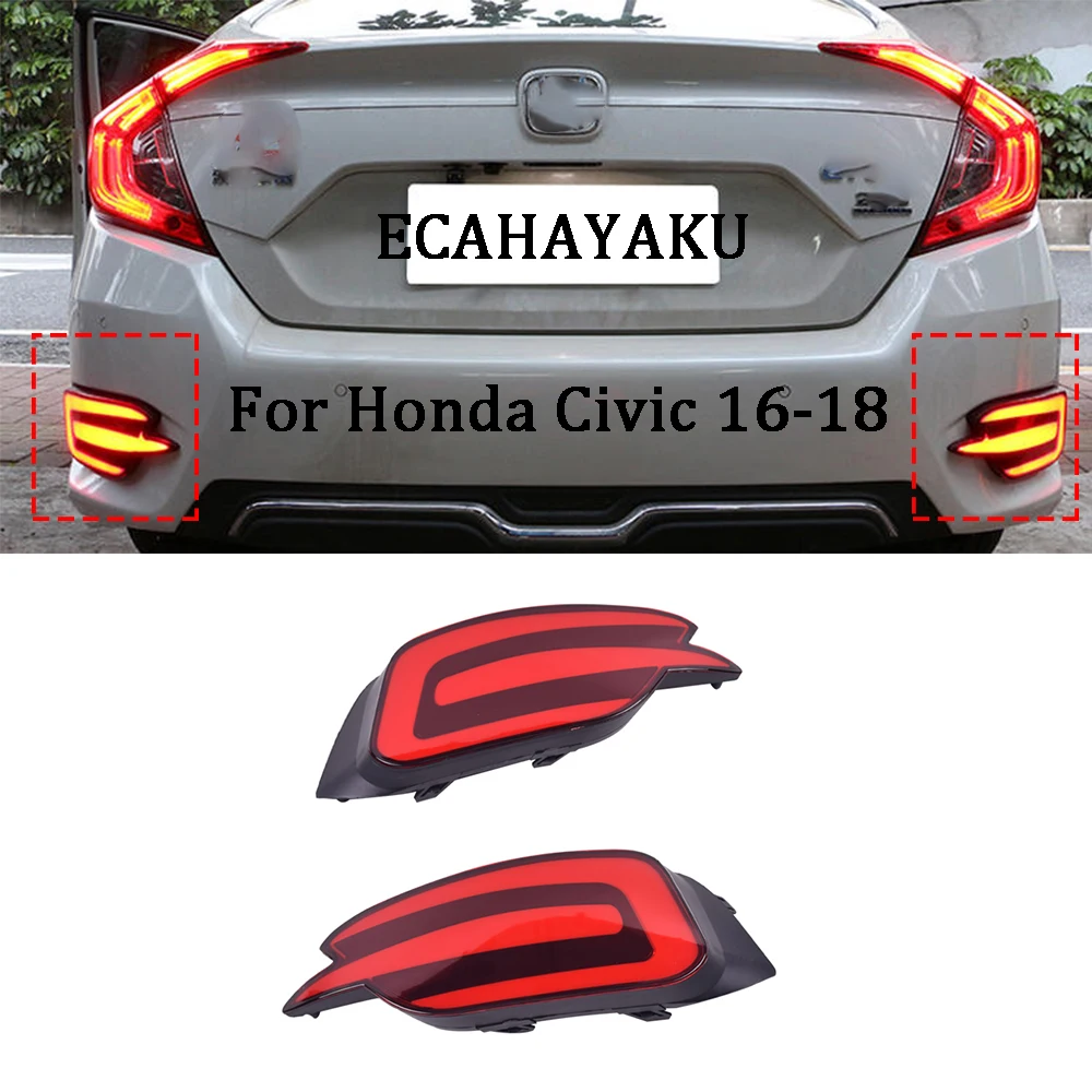 Стоп светильник для заднего бампера для Honda Civic 2016, 2017, 2018, 12 В, 1 пара
Стоп светильник для заднего бампера для Honda Civic 2016, 2017, 2018, 12 В, 1 пара