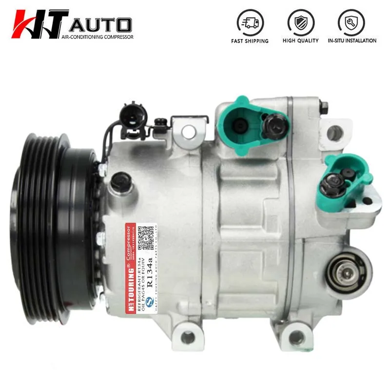 Компрессор переменного тока VS18 для HYUNDAI SANTA Fe SONATA GRANDEUR KIA MAGENTIS 2006-2011 97701-2B101 97701-2B100 97701-2B151 97701-3K720
Компрессор переменного тока VS18 для HYUNDAI SANTA Fe SONATA GRANDEUR KIA MAGENTIS 2006-2011 97701-2B101 97701-2B100 97701-2B151 97701-3K720