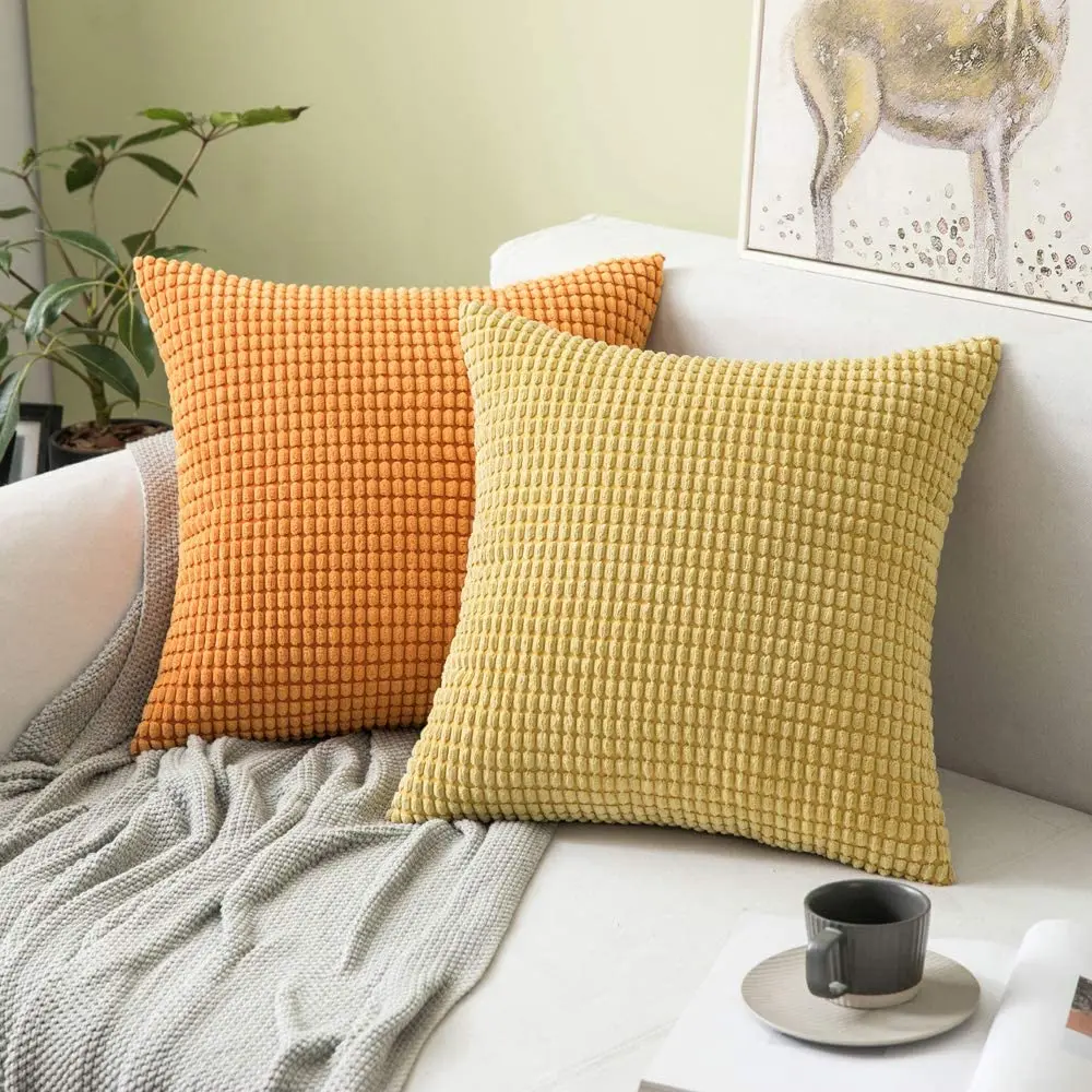 Soft Corduroy Pillow Case Nordic Solid Decorative Cushion Cover Large Size Corn Striped Pillow Cover for Couch Sofa Home Decor
Soft Corduroy Pillow Case Nordic Solid Decorative Cushion Cover Large Size Corn Striped Pillow Cover for Couch Sofa Home Decor