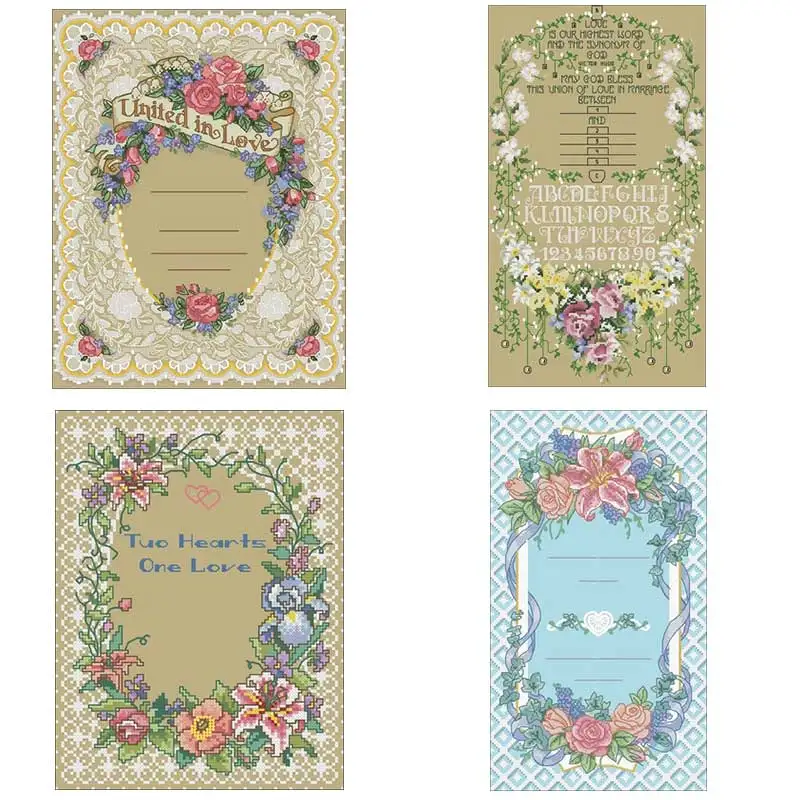 Lace wedding patterns Counted Cross Stitch 11CT 14CT DIY wholesale Chinese Cross Stitch Kits Embroidery Needlework Sets
Lace wedding patterns Counted Cross Stitch 11CT 14CT DIY wholesale Chinese Cross Stitch Kits Embroidery Needlework Sets