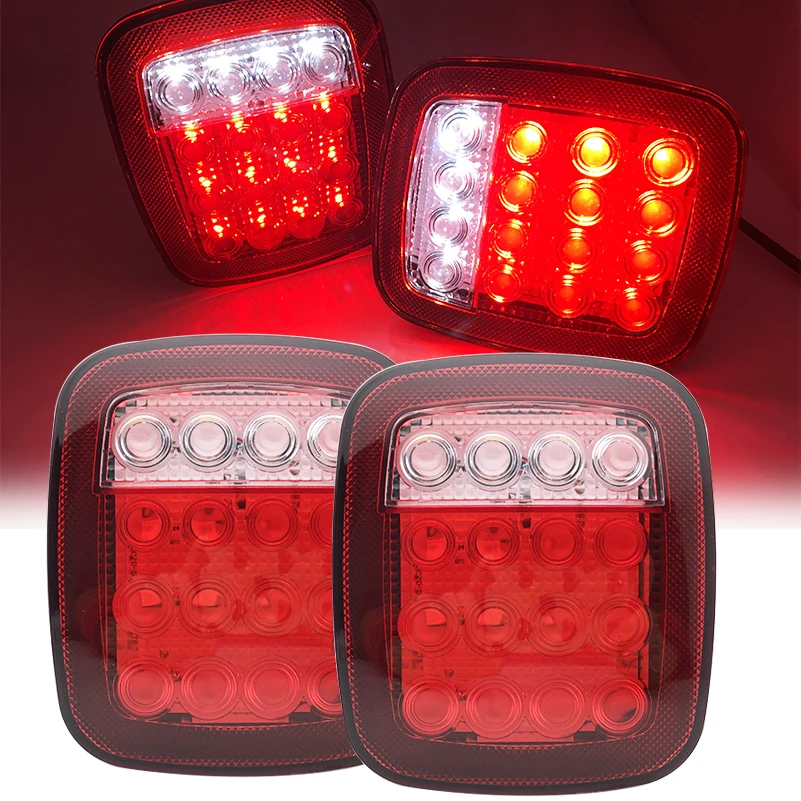 Задний светодиодный фонарь в сборе, 2 шт., правый и левый для 76-06 Jeep CJ/Wrangler YJ/TJ, задний светодиодный фсветильник с ходовым тормозом.
Задний светодиодный фонарь в сборе, 2 шт., правый и левый для 76-06 Jeep CJ/Wrangler YJ/TJ, задний светодиодный фсветильник с ходовым тормозом.
