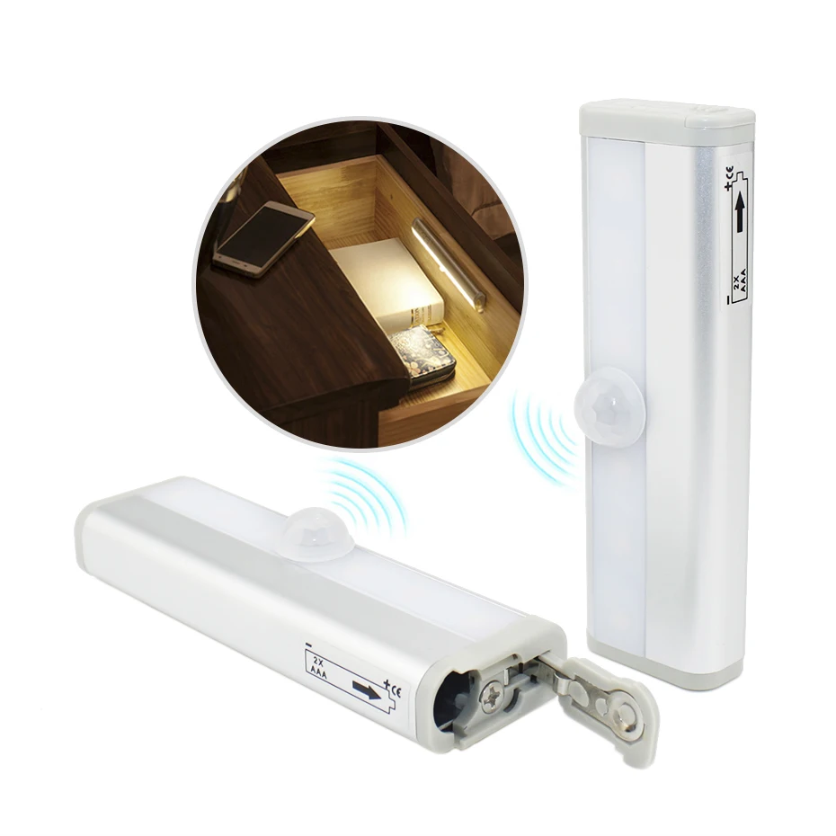 6/10 LEDs Under Cabinet Light Body Sensor Night Lights Powerful Night Lamp Wireless for Wardrobe Cupboard Closet Kitchen
6/10 LEDs Under Cabinet Light Body Sensor Night Lights Powerful Night Lamp Wireless for Wardrobe Cupboard Closet Kitchen