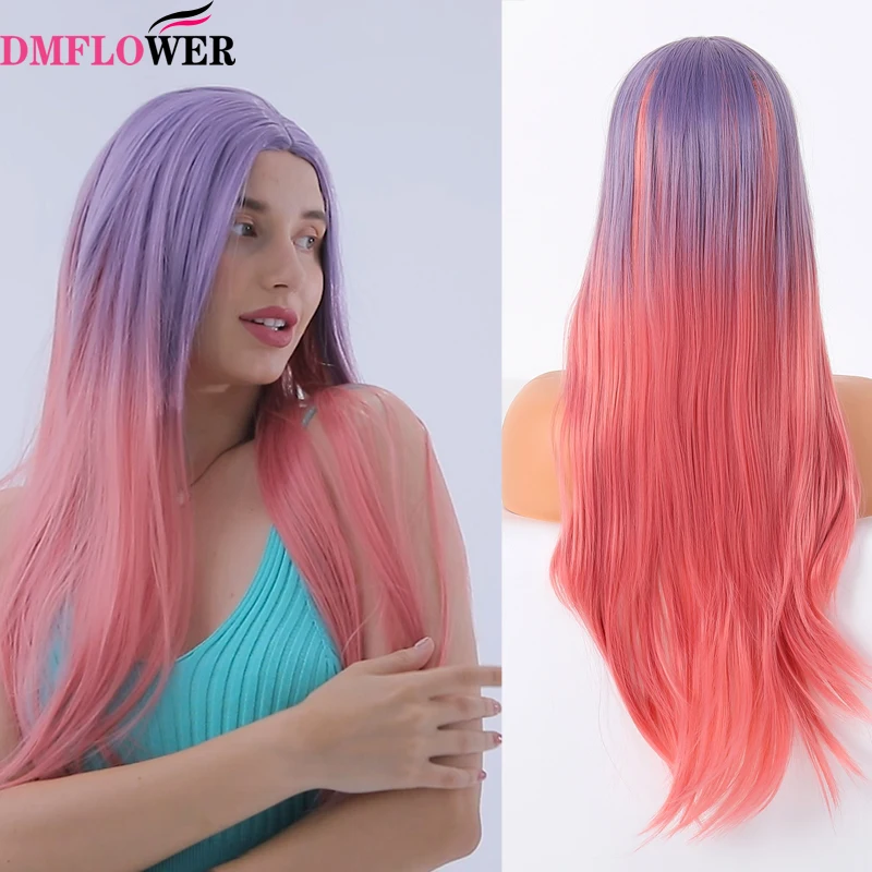 Women's gradient wavy synthetic hair wig long synthetic hair purple daily wear high density temperature fiber Halloween
Women's gradient wavy synthetic hair wig long synthetic hair purple daily wear high density temperature fiber Halloween
