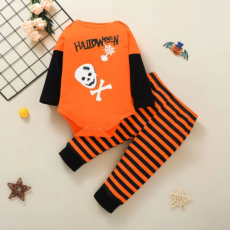 Newborn Baby Boy Costume Halloween Sets 2021 New Halloween Baby Boy Set Romper + Pants 2PCS Baby Holiday Costume Sets
Newborn Baby Boy Costume Halloween Sets 2021 New Halloween Baby Boy Set Romper + Pants 2PCS Baby Holiday Costume Sets