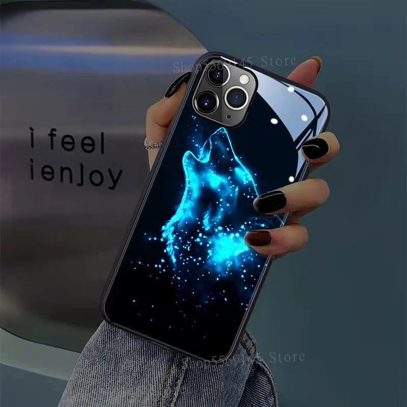 For iPhone 12 15 Pro Max Night Wolf Deer Elk Unicorns Case For iPhone 13 XS 11 Pro Max 7 8 14 Plus X XR Call Light Luminous Capa
For iPhone 12 15 Pro Max Night Wolf Deer Elk Unicorns Case For iPhone 13 XS 11 Pro Max 7 8 14 Plus X XR Call Light Luminous Capa