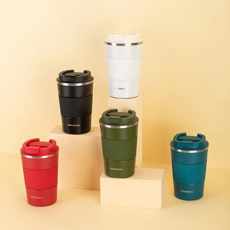 GREENHILL Insulated Coffee Travel Mug | Stainless Steel Tumbler Cup with Spill-Proof Lid, 380ML / 500ML
GREENHILL Insulated Coffee Travel Mug | Stainless Steel Tumbler Cup with Spill-Proof Lid, 380ML / 500ML