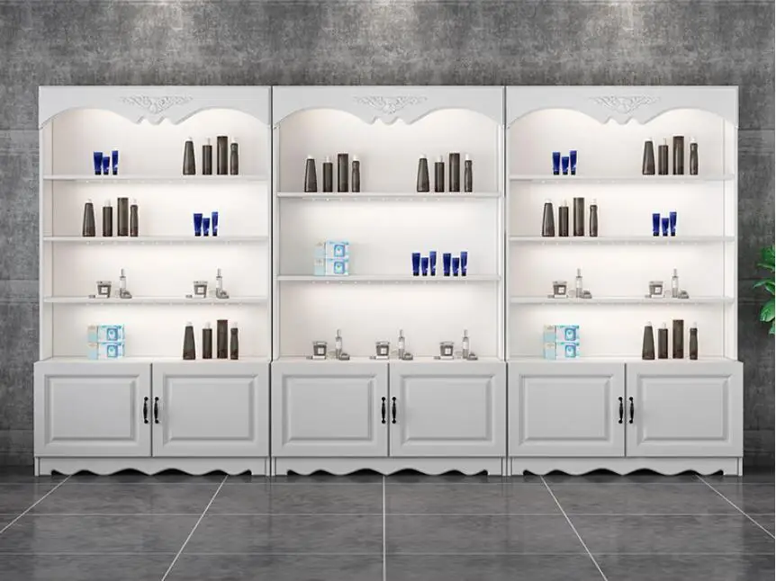 Cosmetics display cabinet Beauty salon shelf Modern simple display cabinet product display cabinet plate container
Cosmetics display cabinet Beauty salon shelf Modern simple display cabinet product display cabinet plate container