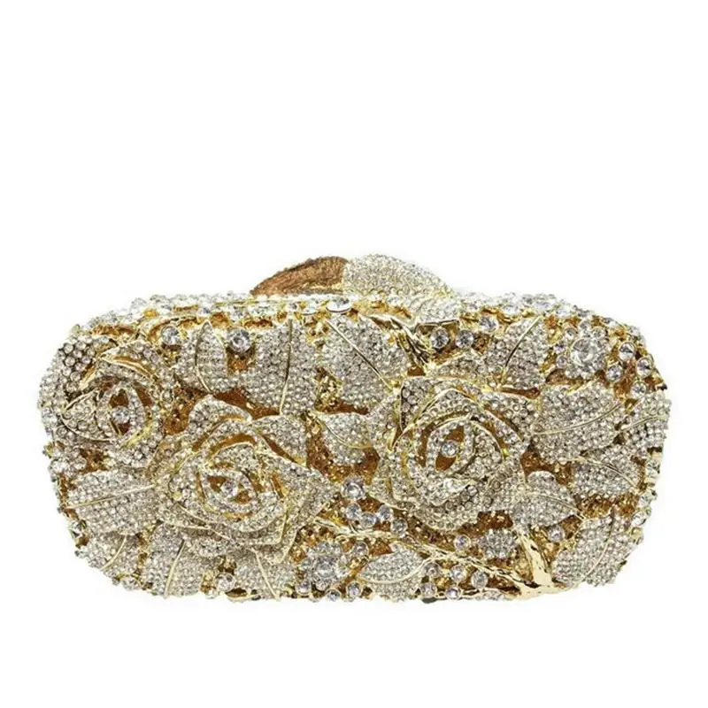 17x8.5CM Evening Bag Metal Diamond Flower Pattern Dinner Bag Rhinestones Clutch Bag Banquet Bag a6580
17x8.5CM Evening Bag Metal Diamond Flower Pattern Dinner Bag Rhinestones Clutch Bag Banquet Bag a6580