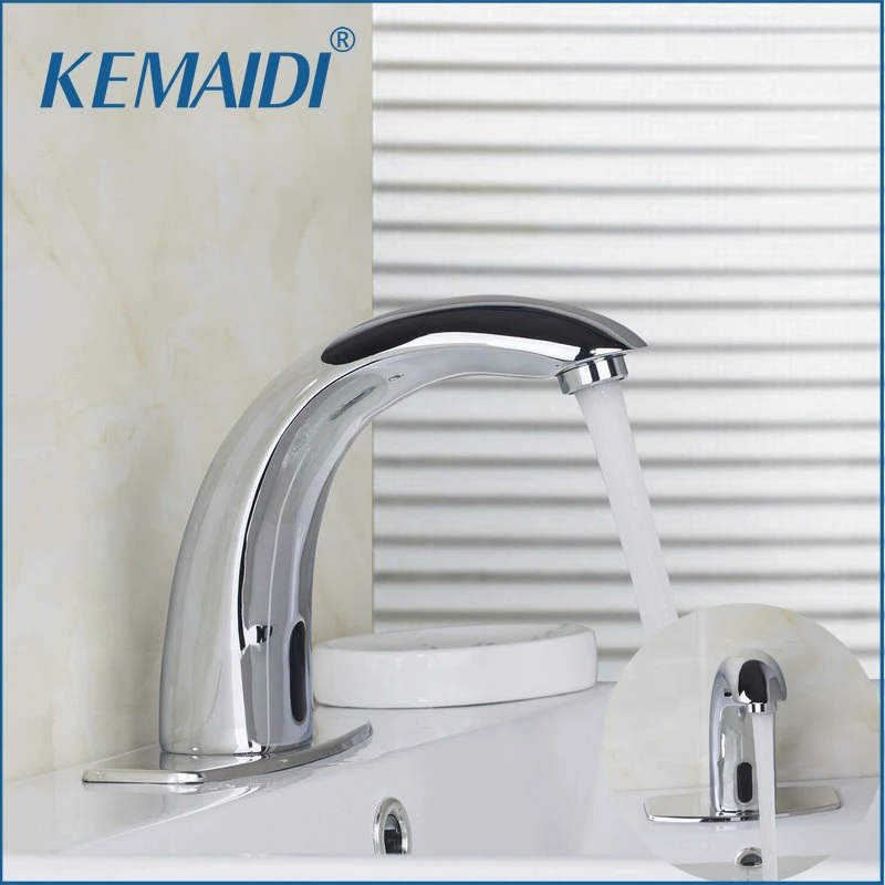 KEMAIDI Hot & Cold Bathroom Automatic Touch Free Sensor Faucets Water Saving Inductive electric Water Tap mixer Battery Power
KEMAIDI Hot & Cold Bathroom Automatic Touch Free Sensor Faucets Water Saving Inductive electric Water Tap mixer Battery Power
