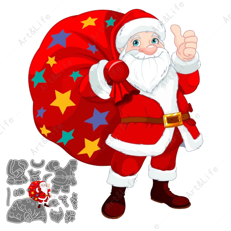 Christmas Man Big Present Santa Claus Metal Cutting Dies Embossing Scrapbooking Stencil Craft Cut Dies For DIY Card Handmade
Christmas Man Big Present Santa Claus Metal Cutting Dies Embossing Scrapbooking Stencil Craft Cut Dies For DIY Card Handmade