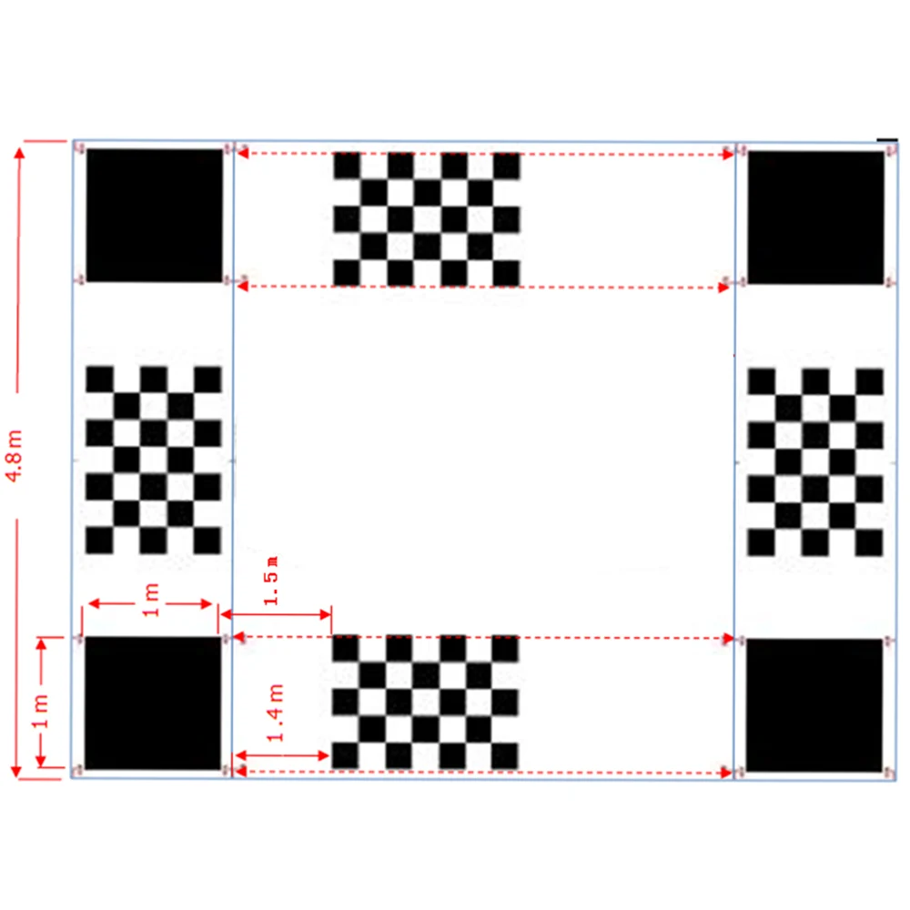 AHD 360 Degree Car Camera System Calibration Cloth For 3D Car Bird Eye Around View 4 Way Camera System
AHD 360 Degree Car Camera System Calibration Cloth For 3D Car Bird Eye Around View 4 Way Camera System