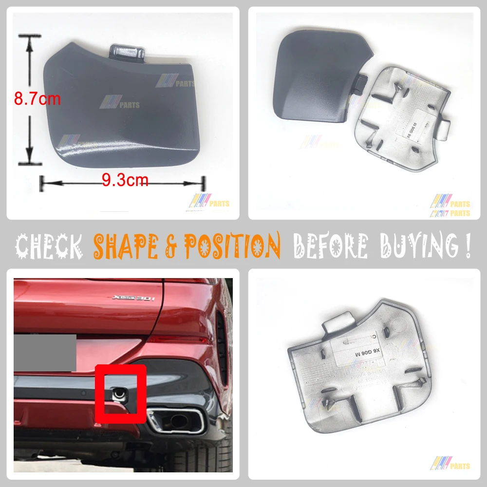 Задняя крышка для буксировки 20-22 BMW X6 M SPORT G06 30 40 M50 30dX 30iX 40iX M50dX M50iX 51128069967
Задняя крышка для буксировки 20-22 BMW X6 M SPORT G06 30 40 M50 30dX 30iX 40iX M50dX M50iX 51128069967