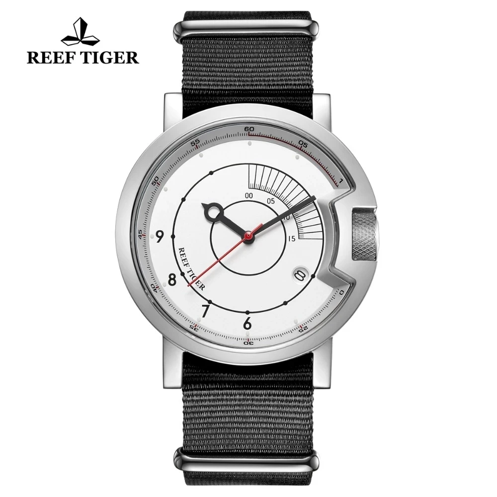 Reef Tiger/RT New Design Simple Men Mechanical Watch Nylon Strap Waterproof Sports Military Watch Luxury Brand Automatic Watches
Reef Tiger/RT New Design Simple Men Mechanical Watch Nylon Strap Waterproof Sports Military Watch Luxury Brand Automatic Watches