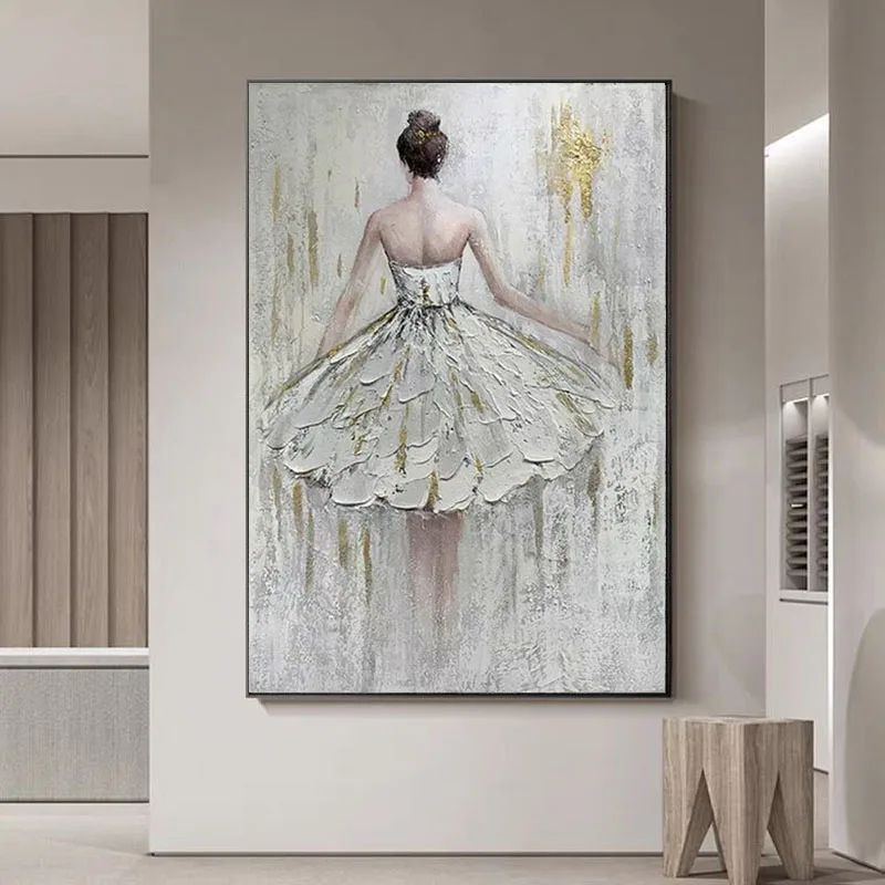 Unframed High Quality Oil Painting On Canvas Dancer Girl Oil Paintings Wall Art Home Decor For Living Room Free Shipping
Unframed High Quality Oil Painting On Canvas Dancer Girl Oil Paintings Wall Art Home Decor For Living Room Free Shipping