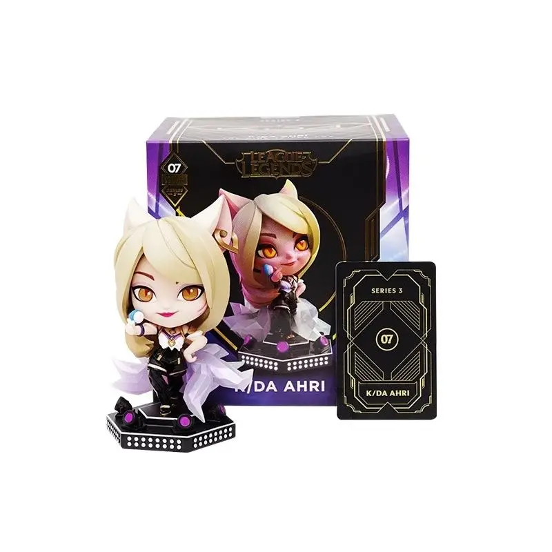 Genuine League of Legend KDA Ahri cartoon game garage Kit Movable doll Animation ornament Model birthday gift for boys kids
Genuine League of Legend KDA Ahri cartoon game garage Kit Movable doll Animation ornament Model birthday gift for boys kids