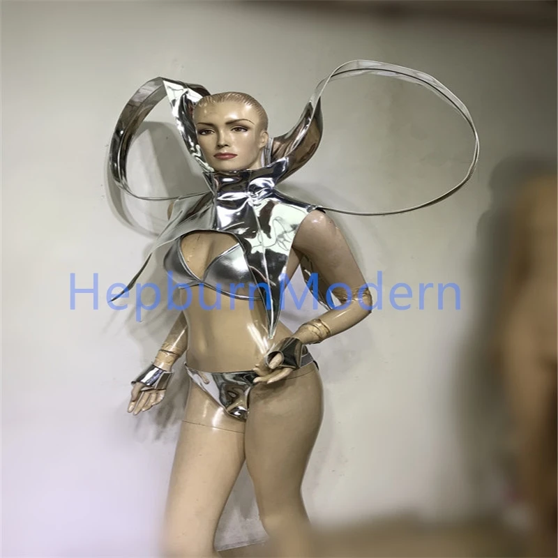 Silver mirror costume bar nightclub singer dance dj show party sexy technology Silver gogo stage wears dj bikini bra space
Silver mirror costume bar nightclub singer dance dj show party sexy technology Silver gogo stage wears dj bikini bra space