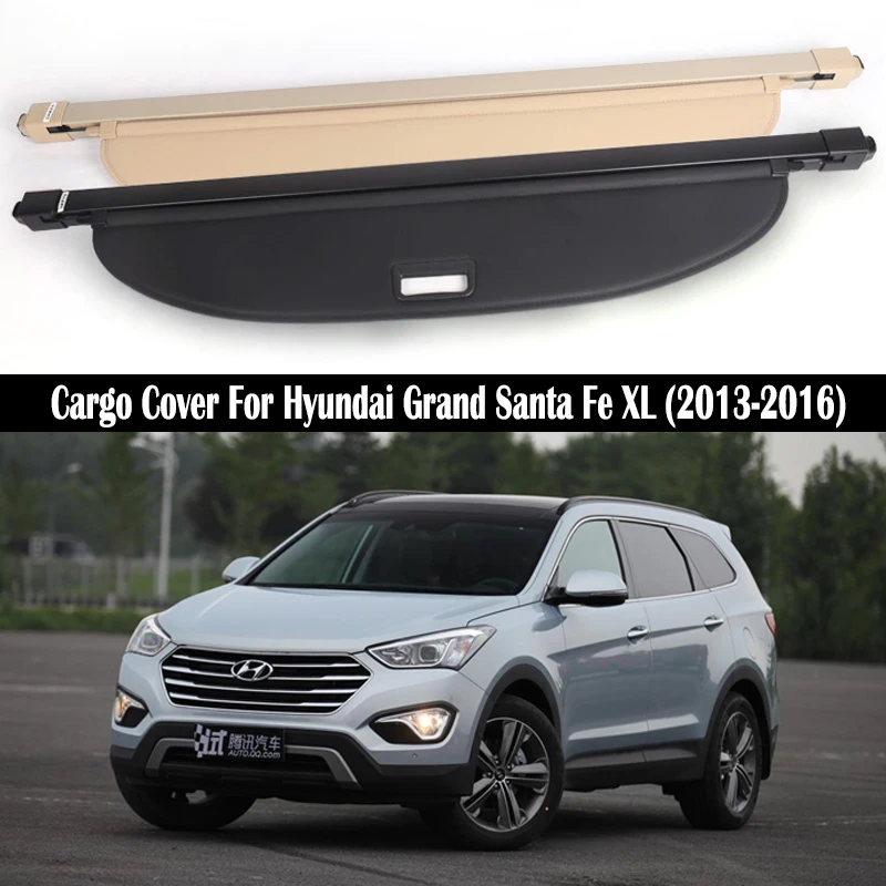 Rear Trunk Cargo Cover For HYUNDAI Grand Santa Fe XL 2013-2016 Security Shield Rear Luggage Curtain Retractable Privacy Accessor
Rear Trunk Cargo Cover For HYUNDAI Grand Santa Fe XL 2013-2016 Security Shield Rear Luggage Curtain Retractable Privacy Accessor