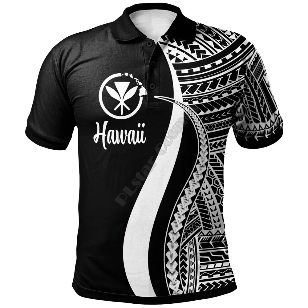 Hawaii Polo Shirt White Polynesian Tentacle Tribal Pattern 3D Printed Polo Shirt Men Women Short Sleeve Summer T-shirt
Hawaii Polo Shirt White Polynesian Tentacle Tribal Pattern 3D Printed Polo Shirt Men Women Short Sleeve Summer T-shirt