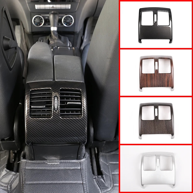 For Mercedes Benz C Class W204 2008-13 Car Rear Air Conditioning Vent Decorative Frame Trim ABS carbon fiber texture Accessories
For Mercedes Benz C Class W204 2008-13 Car Rear Air Conditioning Vent Decorative Frame Trim ABS carbon fiber texture Accessories