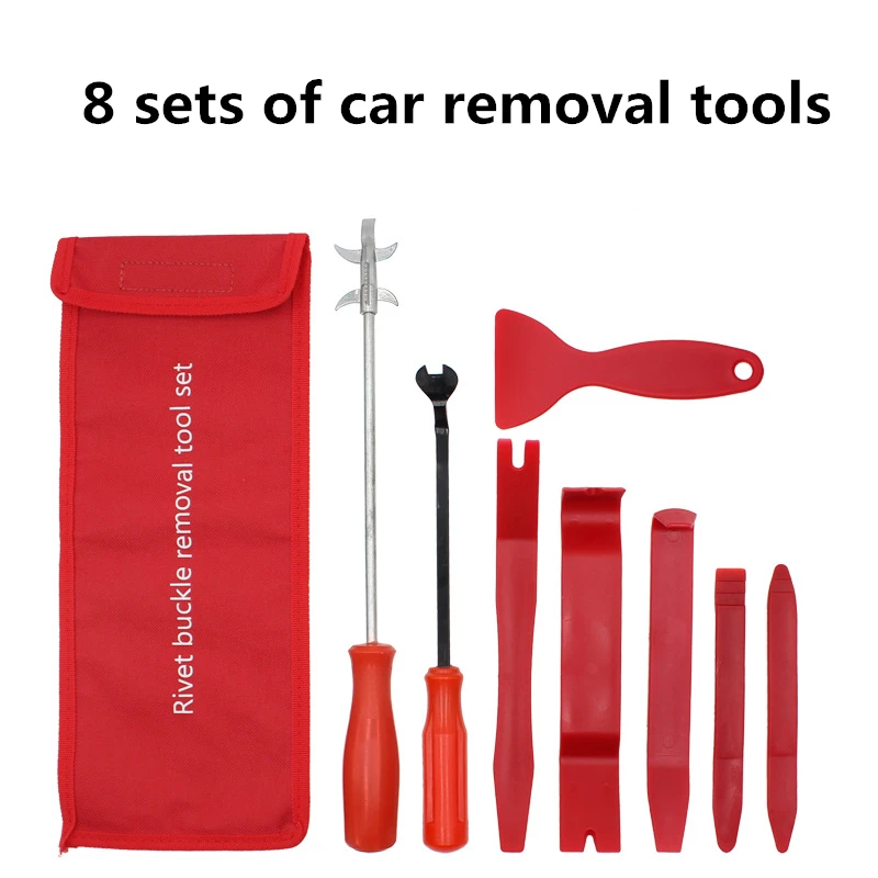 Car Audio Interior Modification Universal Tool 8 Piece Set Door Plate Removal 5 Piece Seesaw 6 Inch Screwdriver Clear Stone Hook
Car Audio Interior Modification Universal Tool 8 Piece Set Door Plate Removal 5 Piece Seesaw 6 Inch Screwdriver Clear Stone Hook