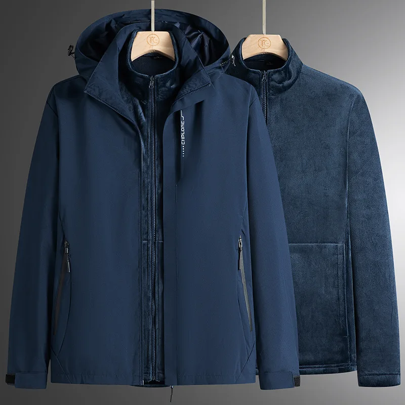 New Winter Thicken Warm 3 in 1 Fleece Jacket Men Womens Detachable Thermal Waterproof Coat Outdoor Riding Hiking Jacket + Liner
New Winter Thicken Warm 3 in 1 Fleece Jacket Men Womens Detachable Thermal Waterproof Coat Outdoor Riding Hiking Jacket + Liner