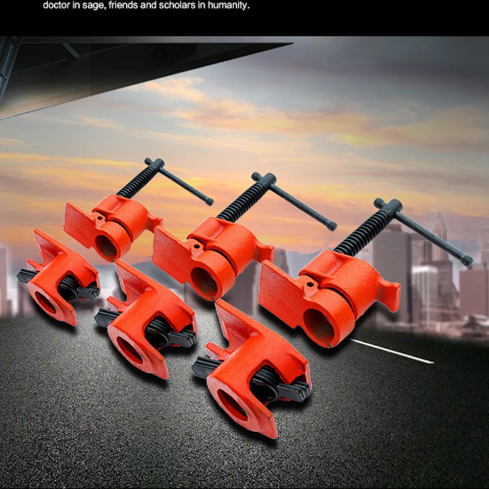 1/2 3/4 Inch Heavy Duty Pipe Clamp for Woodworking Wood Gluing Pipe Clamp Steel Cast Iron Pipe Clamp Fixture Carpenter Hand Tool
1/2 3/4 Inch Heavy Duty Pipe Clamp for Woodworking Wood Gluing Pipe Clamp Steel Cast Iron Pipe Clamp Fixture Carpenter Hand Tool