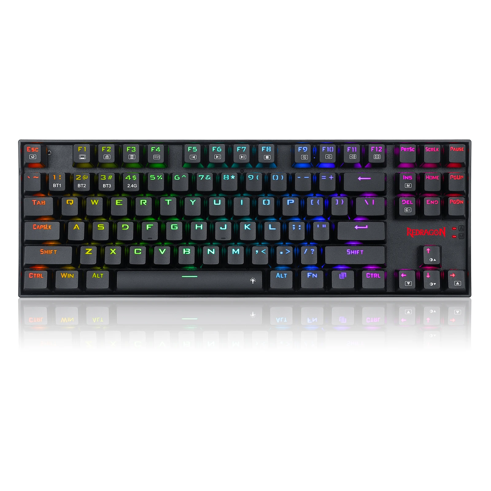REDRAGON KUMARA Pro K552P-KBS RGB Bluetooth Wireless 2.4G 3 Mode 87 Keys Mechanical Gaming Keyboard
REDRAGON KUMARA Pro K552P-KBS RGB Bluetooth Wireless 2.4G 3 Mode 87 Keys Mechanical Gaming Keyboard