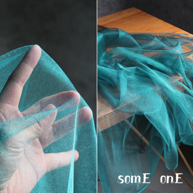Pearlescent Mesh Tulle Fabric Peacock Blue DIY Background Curtain Doll Decor Headdress Veil Skirt Wedding Dress Designer Fabric
Pearlescent Mesh Tulle Fabric Peacock Blue DIY Background Curtain Doll Decor Headdress Veil Skirt Wedding Dress Designer Fabric