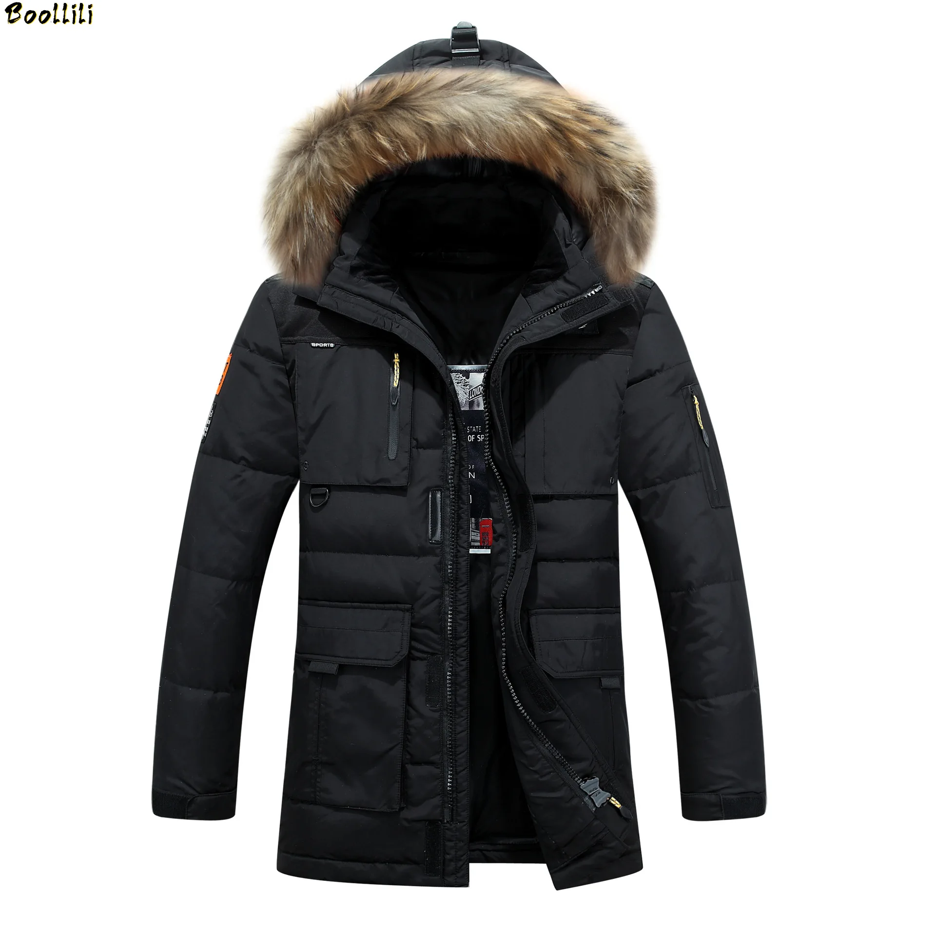 Winter Thicken Warm Duck Down Jacket for Men Fur Collar Parkas Hooded Coat Plus Size Overcoat Western Style Male Coats
Winter Thicken Warm Duck Down Jacket for Men Fur Collar Parkas Hooded Coat Plus Size Overcoat Western Style Male Coats