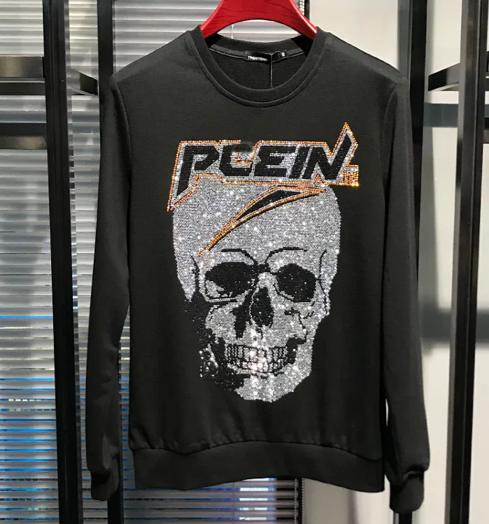 Men's Hoodies Long Sleeve Skull anime Sweatshirt Winter Solid Color Diamonds design Streetwear Slim Men
Men's Hoodies Long Sleeve Skull anime Sweatshirt Winter Solid Color Diamonds design Streetwear Slim Men