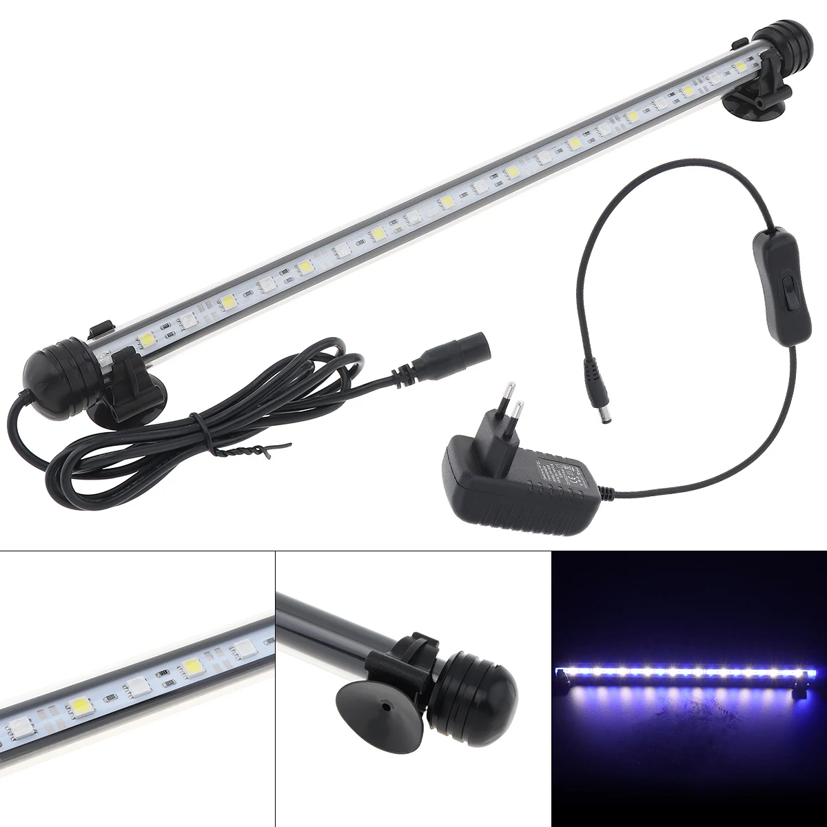 Aquarium Light Fish Tank LED Light Underwater Fish Lamp Energy Saving Aquariums Decor Lighting Submersible Strip Light 18-62CM
Aquarium Light Fish Tank LED Light Underwater Fish Lamp Energy Saving Aquariums Decor Lighting Submersible Strip Light 18-62CM