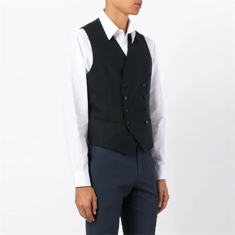 Men's Sleeveless Coat Spring And Autumn New Yamamoto Style Hair Stylist Style Double Breasted Retro Leisure Large Waistcoat
Men's Sleeveless Coat Spring And Autumn New Yamamoto Style Hair Stylist Style Double Breasted Retro Leisure Large Waistcoat