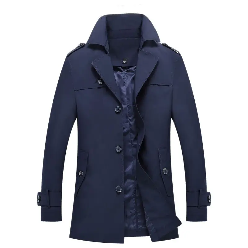 Trench Men Long Trench Coat Jacket Casual Mens Overcoat Windbreaker Mens Spring Autumn Thin Section Business Male Trench Jacket
Trench Men Long Trench Coat Jacket Casual Mens Overcoat Windbreaker Mens Spring Autumn Thin Section Business Male Trench Jacket