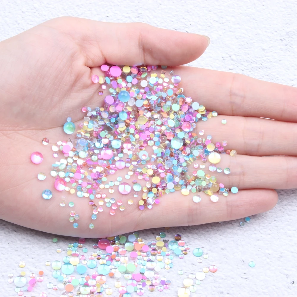 Wholesale Aurora Candy Color Mermaid Nail Bead Crystal Rhinestone Flatback Round Glue On Strass Stones DIY Crafts Garments
Wholesale Aurora Candy Color Mermaid Nail Bead Crystal Rhinestone Flatback Round Glue On Strass Stones DIY Crafts Garments