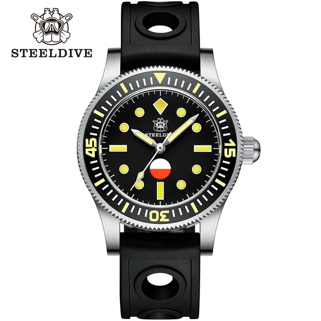 Steeldive Men Dive Watch Mens Automatic Watches Mechanical Wristwatch Diver 300M Waterproof Luminous Sapphire Ceramic Bezel NH35
Steeldive Men Dive Watch Mens Automatic Watches Mechanical Wristwatch Diver 300M Waterproof Luminous Sapphire Ceramic Bezel NH35