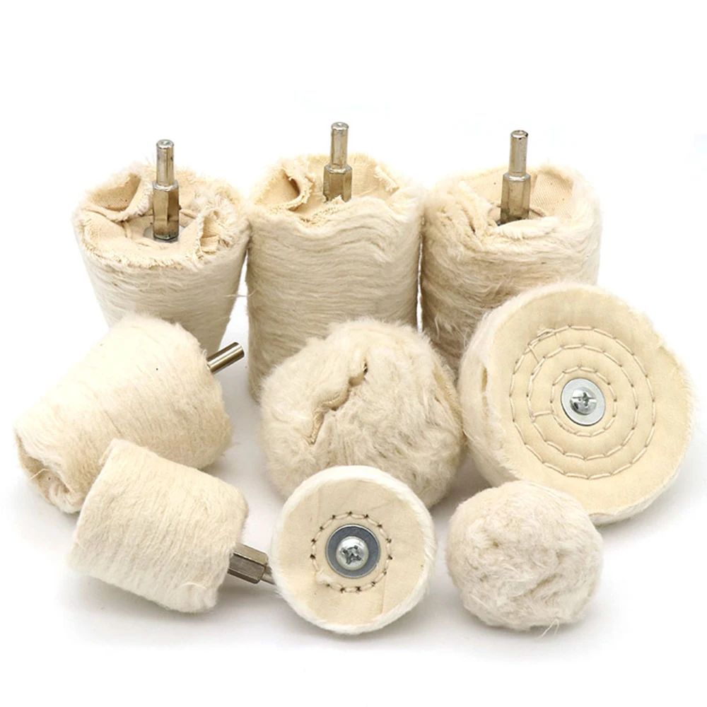 1PCS Cotton Cloth Polishing Buffing Mop Wheel 1/4'' Shank For Drilll Grinder Metal
1PCS Cotton Cloth Polishing Buffing Mop Wheel 1/4'' Shank For Drilll Grinder Metal