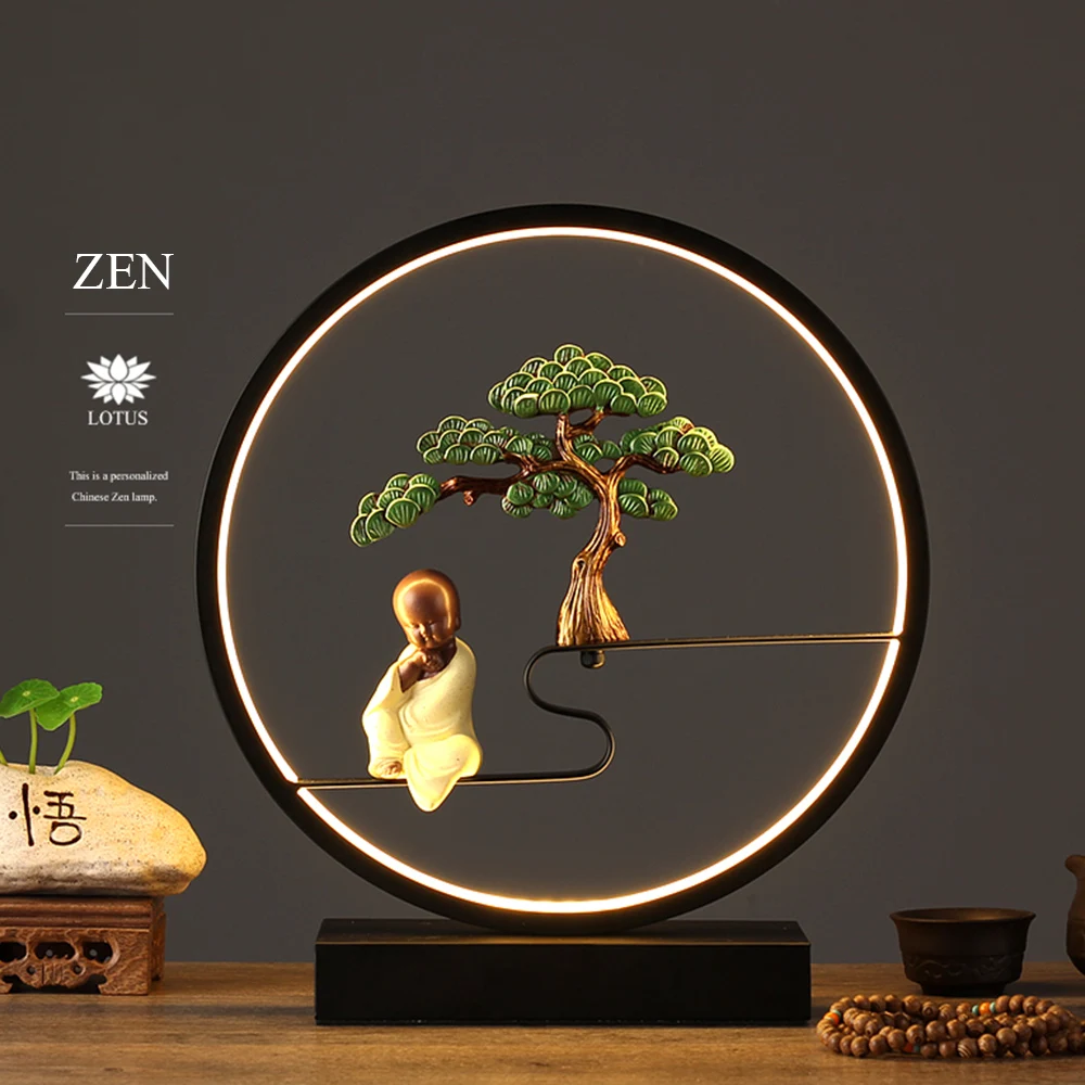 Chinese Style Tea Table Lamp Zen Lotus Design Warm 12W LED Night Light Bedroom Study Living Dining Home Decoration Elder Gift
Chinese Style Tea Table Lamp Zen Lotus Design Warm 12W LED Night Light Bedroom Study Living Dining Home Decoration Elder Gift