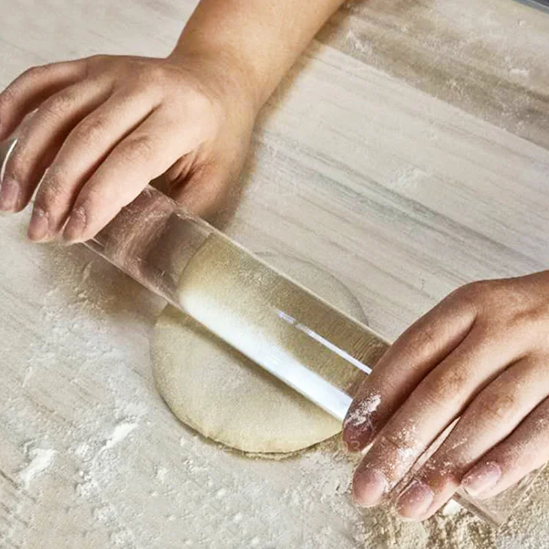 1pcs Clear Acrylic Rolling Pin Fondant Roller Length 11.8" Diameter 1.18" Baking Tools Clay DIY Pizza Pasta Roller Stick 30*300
1pcs Clear Acrylic Rolling Pin Fondant Roller Length 11.8" Diameter 1.18" Baking Tools Clay DIY Pizza Pasta Roller Stick 30*300