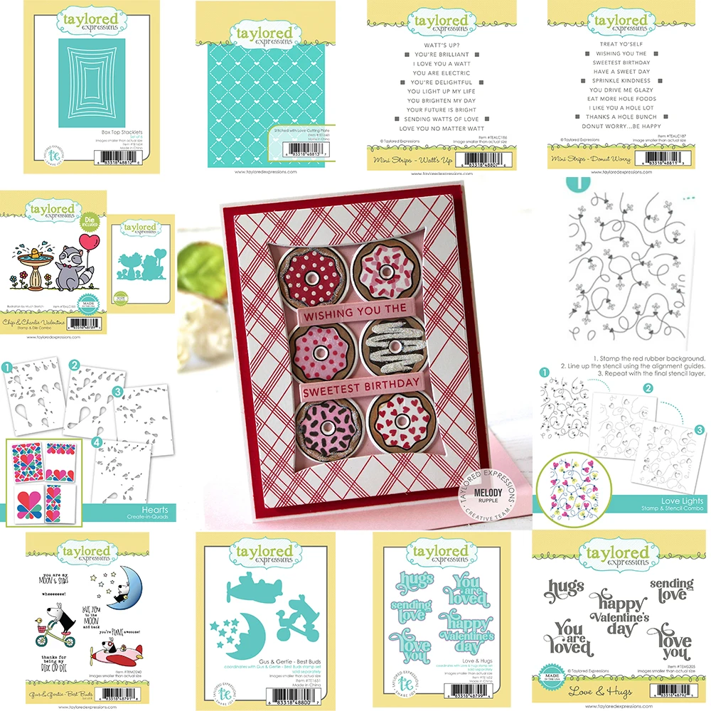 2022 Box Top Stacklets Valentine Hearts Layering Stencil Love Hugs Lights Stamp Mini Strips Stitched Decorate Metal Cutting Dies
2022 Box Top Stacklets Valentine Hearts Layering Stencil Love Hugs Lights Stamp Mini Strips Stitched Decorate Metal Cutting Dies