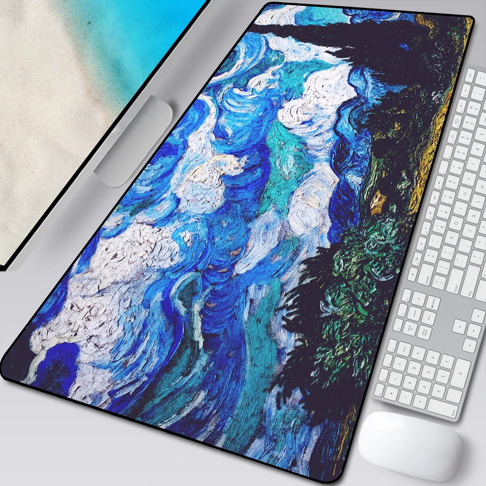XXL Van Gogh Mouse Pad 80x30cm Notbook Computer Mousepad Large Arting Game Keyboard Mice Mat Gaming Gamer to Keyboard Laptop Mat
XXL Van Gogh Mouse Pad 80x30cm Notbook Computer Mousepad Large Arting Game Keyboard Mice Mat Gaming Gamer to Keyboard Laptop Mat