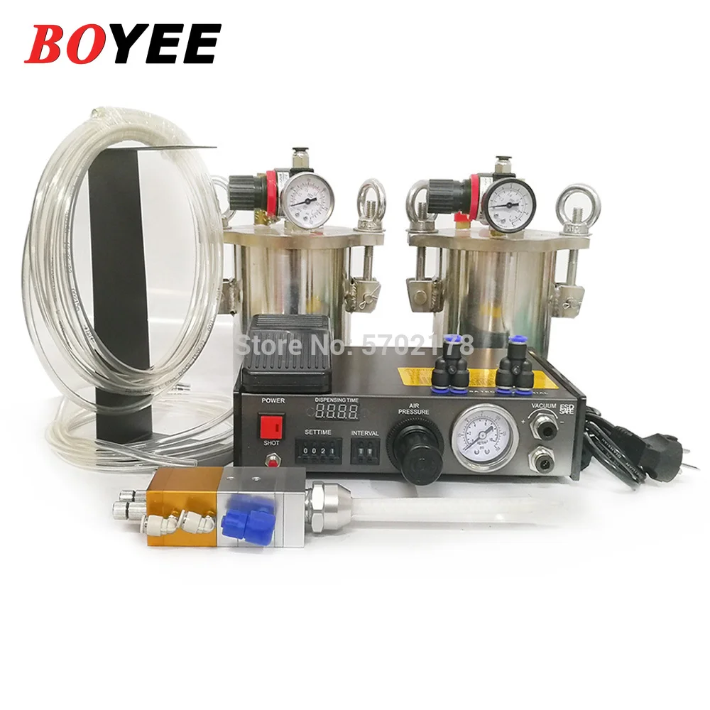 BY-30AB double cylinder double liquid suction type adjustable AB double liquid dispensing valve pneumatic AB valve
BY-30AB double cylinder double liquid suction type adjustable AB double liquid dispensing valve pneumatic AB valve