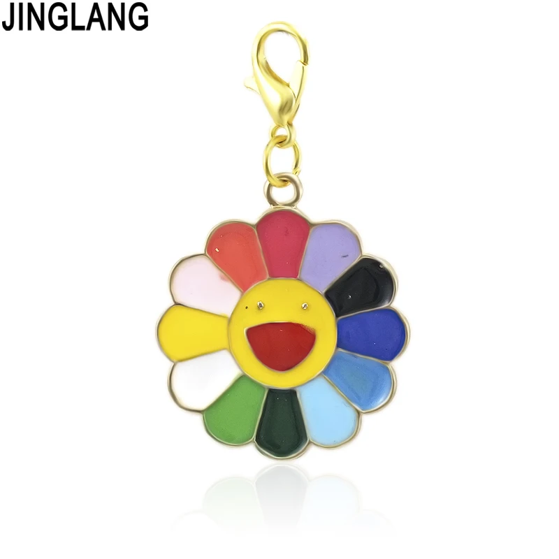 JINGLANG New Enamel christmas Sun Flower Charm For Jewelry Making Fashion Earring Pendant Bracelet And Necklace Charms 50Pcs
JINGLANG New Enamel christmas Sun Flower Charm For Jewelry Making Fashion Earring Pendant Bracelet And Necklace Charms 50Pcs