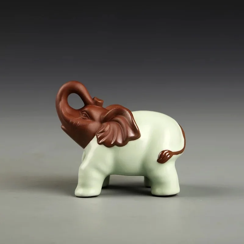Ceramic Handmade Personality Elephant Tea Pet Purple Clay Ice Cracked Glaze Animal Figurine Home Decoration Ornaments
Ceramic Handmade Personality Elephant Tea Pet Purple Clay Ice Cracked Glaze Animal Figurine Home Decoration Ornaments