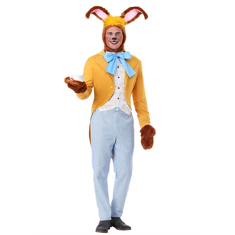 New Halloween Adult Stage Performance Alarm Clock Time Rabbit Cosplay Costume Gentleman Waiter Bunny ship fast st stock
New Halloween Adult Stage Performance Alarm Clock Time Rabbit Cosplay Costume Gentleman Waiter Bunny ship fast st stock