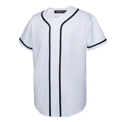 EALER BJ80 Series Mens Baseball Jersey Button Down Shirts Short Sleeve Hipster Hip Hop Sports Uniforms
