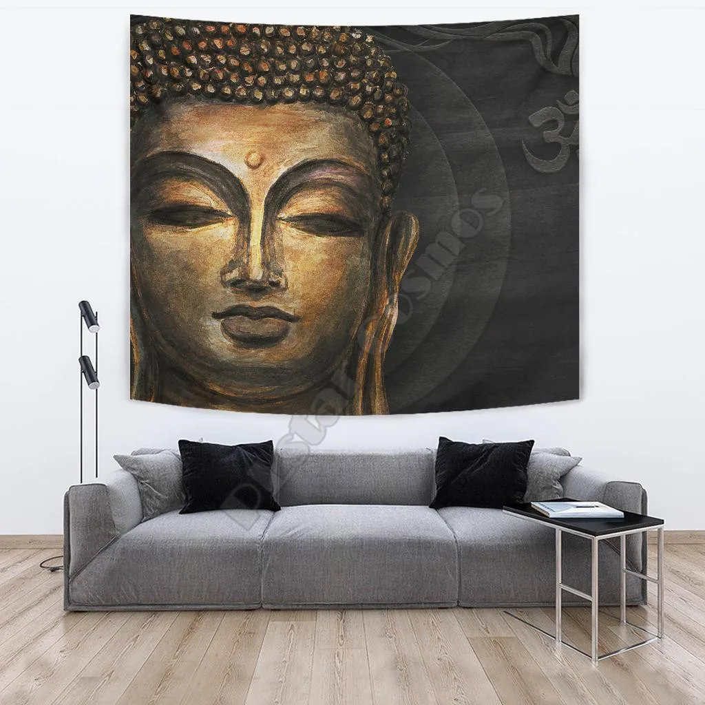 BUDDHA HEAD WALL TAPESTRY 3D Printed Tapestrying Rectangular Home Decor Wall Hanging
BUDDHA HEAD WALL TAPESTRY 3D Printed Tapestrying Rectangular Home Decor Wall Hanging