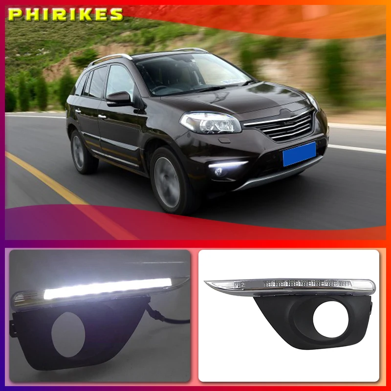 Для Renault Koleos 2011-2014, супер яркие водонепроницаемые Автомобильные дневные ходовые огни из АБС-пластика, 12 В, светодиодные дневные ходовые огни с крышкой для противотуманной фары
Для Renault Koleos 2011-2014, супер яркие водонепроницаемые Автомобильные дневные ходовые огни из АБС-пластика, 12 В, светодиодные дневные ходовые огни с крышкой для противотуманной фары